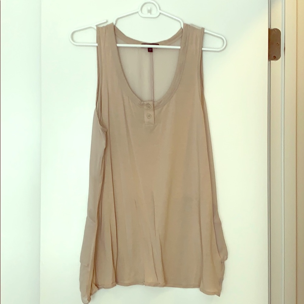 Sheer back tank
